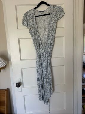 Brandy Melville Wrap Floral Midi Dress